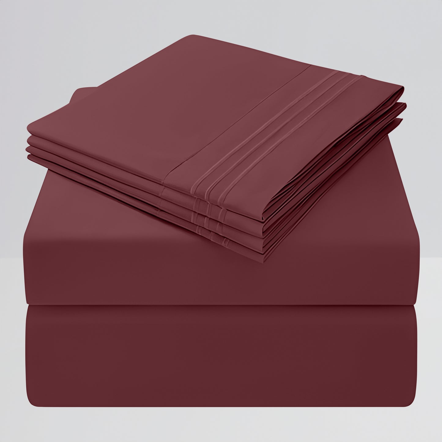 Sábanas King Color Vino Tinto - Sumérgete en un Sueño de Lujo y Confort